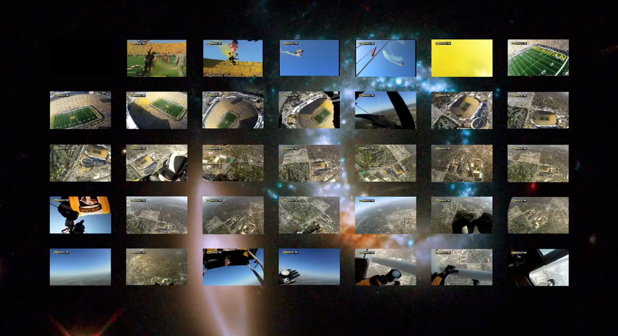 Damien Roach Michigan parachute/Kitchen/Arp 147, 2012 Digital video, 10 min 48 sec (looped) - Screenshot